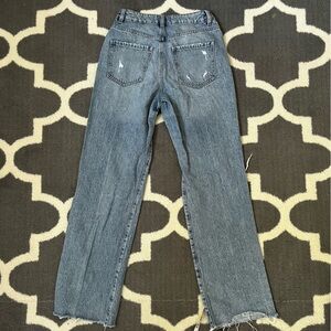 Garage Women's Blue Distressed Jeans comfortable — size 3 26”waist  90s straight